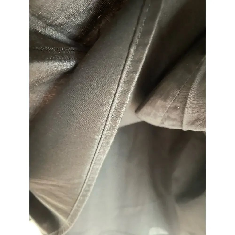 Emporio Armani Black Taffeta Panel Skirt size 8 - Picture 5 of 7